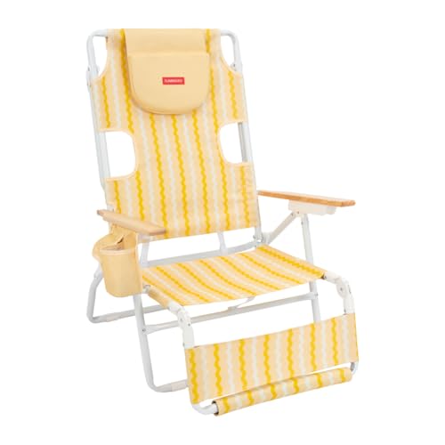 Flamingueo Silla Playa Plegable - Reclinable 5 Posiciones