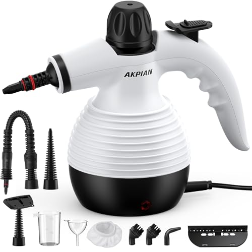 AKPIAN Limpiador a Vapor Portátil, Limpiador a Vapor