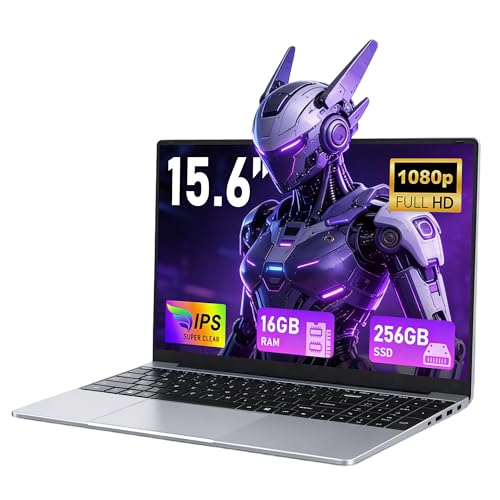 FUNYET Ordenador Portátil 15.6 Pulgadas 16GB RAM 256GB SSD TF...