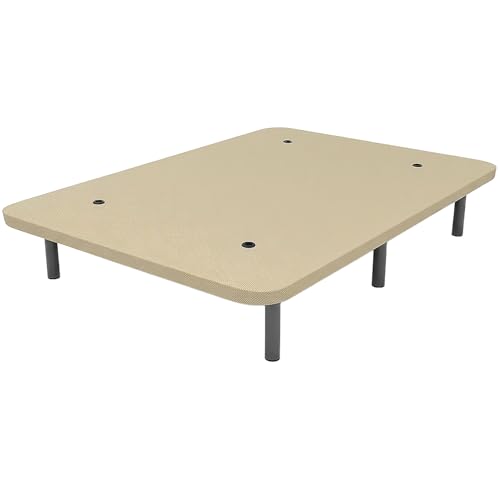 Zenex - Base Tapizada 3D 135 x 190 Beige Extra Resistente con...
